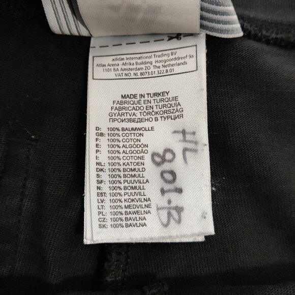 Adidas Women's Athletic Pants Size S Black Cotton Comfy Fitness Activewear Sport - Picture 7 of 12